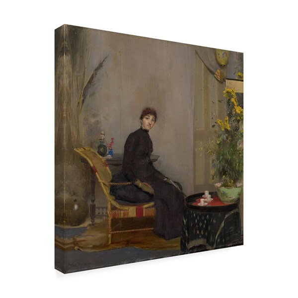 Tom Roberts 'Mrs Abrahams' Canvas Art,18x18